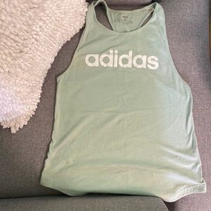 Adidas teal tank top!